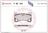 Гальмівні колодки дискові BREMBO P85103 (фото 1)