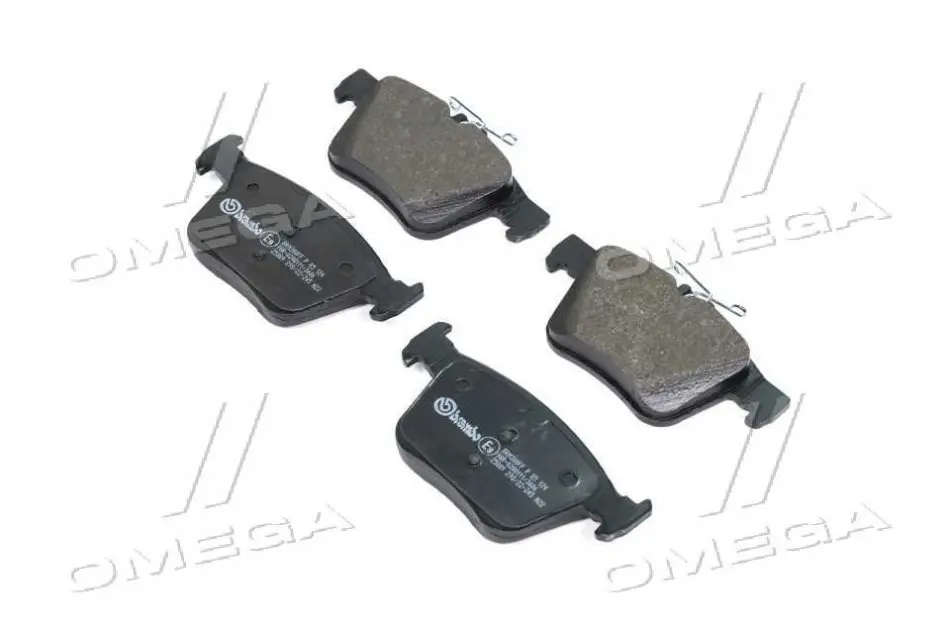 Колодка торм. диск. VW GOLF VII 2.0 2013-,AUDI A3 2012- задн. (пр-во) BREMBO P85124 (фото 1)