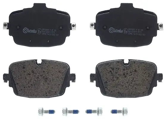 Колодки гальмівні дискові (комплект 4 шт) BREMBO P85180 (фото 1)