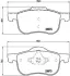 Гальмівні колодки дискові BREMBO P86016 (фото 1)