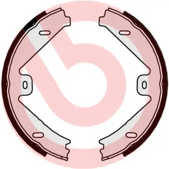 Гальмівні колодки барабанні BREMBO S50525