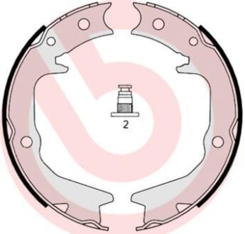 Гальмівні колодки барабанні BREMBO S54519