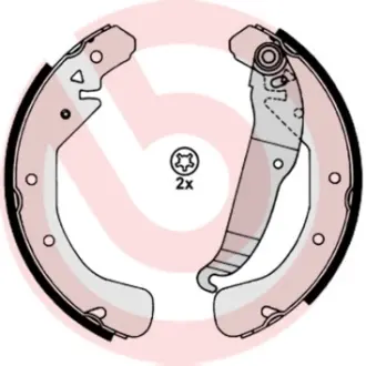 Гальмівні колодки барабанні BREMBO S59517