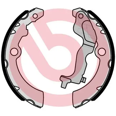 Гальмівні колодки барабанні BREMBO S79 528 (фото 1)