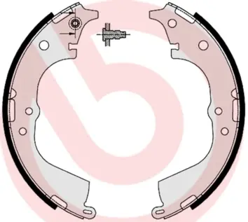 Гальмівні колодки барабанні BREMBO S83 537