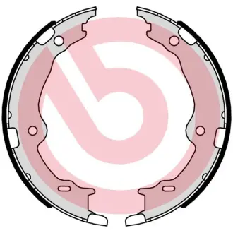 Колодки гальмівні барабанні (комплект 4 шт) BREMBO S83572