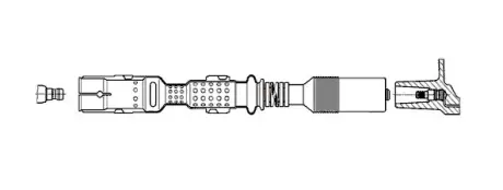 Провод высокого напряжения BREMI 197E27