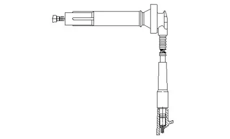 A_Провід високовольтний Bremi SUBARU Forester/Impreza/Legacy/Outback "2,0-2,5 "98-09 "(1-цил) BREMI 3A59E42