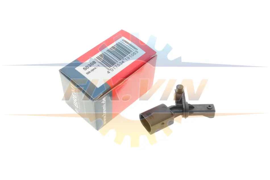 Датчик ABS AUDI/SEAT/SKODA/VW A1/A2/Cordoba/Ibiza/Fabia/Rapid/Polo "1,0-2,0 "RL "99>> BREMI 50308 (фото 1)