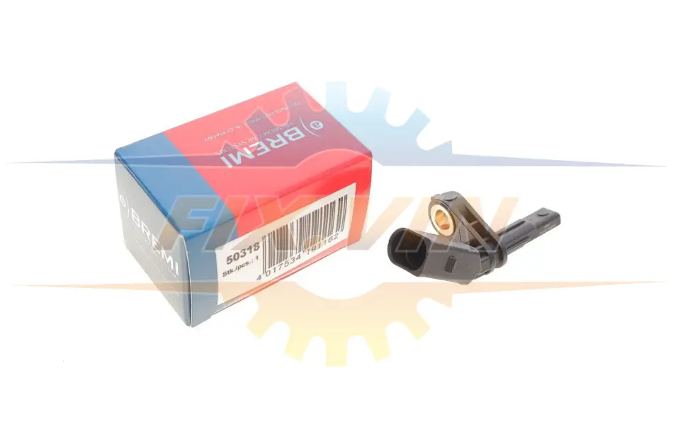 Датчик ABS AUDI/SEAT/SKODA/VW A3/Q3/TT/Octavia/Caddy/Golf/Passat/Trans. "1,2-3,6 "FR/RR "03>> BREMI 50318 (фото 1)