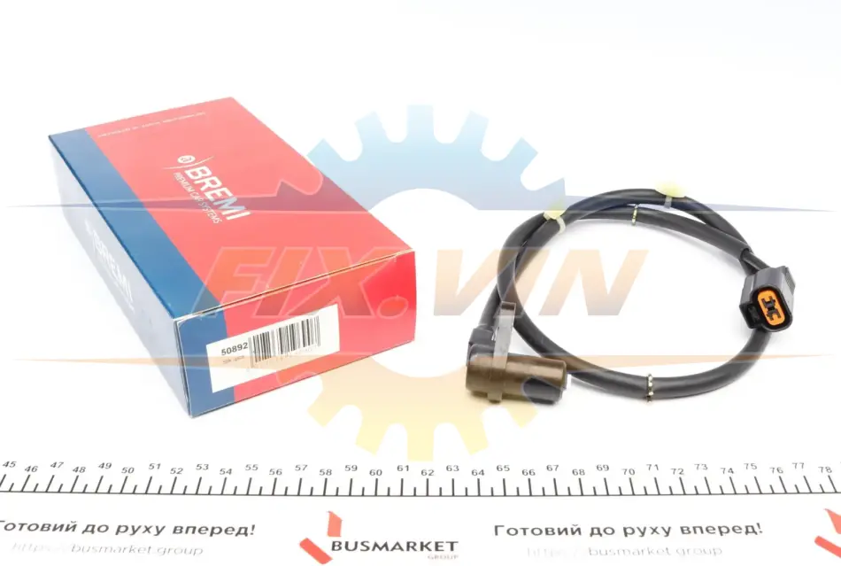 Датчик ABS (задній) Mitsubishi Outlander 02-06 (L) BREMI 50892 (фото 1)