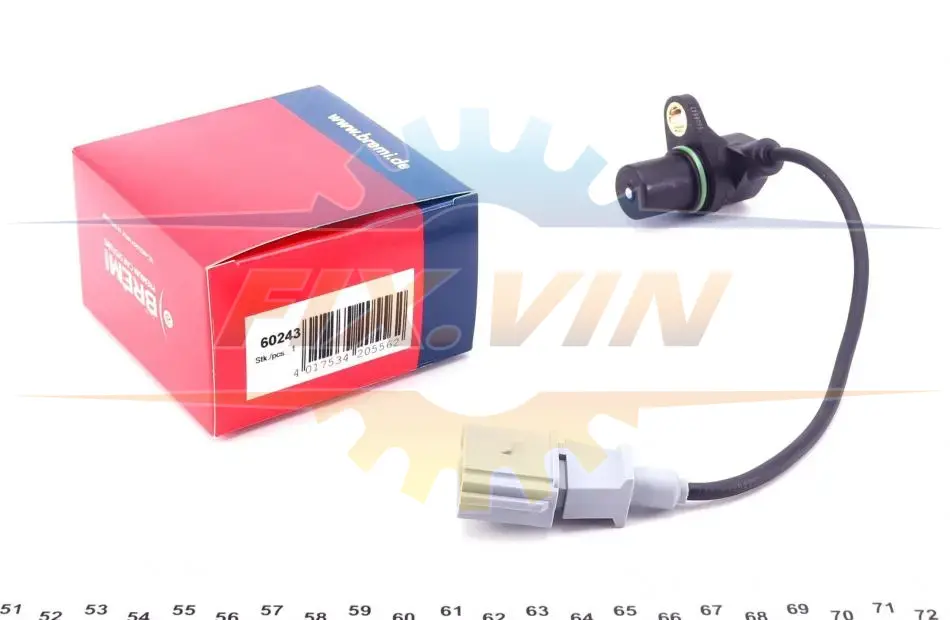 Датчик кількості обертів AUDI/SEAT/SKODA/VW A3/Altea/Octavia/Touareg "1,8-3,0 "03-10 BREMI 60243 (фото 1)