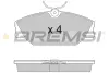 Гальмівні колодки пер. Laguna I/Megane I 95-03 (TRW) BREMSI BP2874 (фото 1)