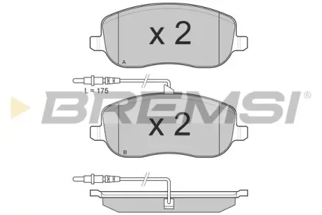 Гальмівні колодки пер. Jumpy/Scudo/Expert 00- (Lucas) BREMSI BP3028