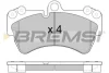 Гальмівні колодки пер. Audi Q7 09-12 (BREMBO) BREMSI BP3099CE (фото 1)