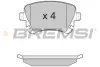 Гальмівні колодки зад. Caddy III/Golf V/Audi A4 03- BREMSI BP3130 (фото 1)