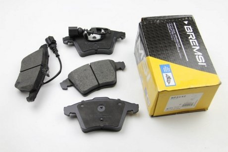 Гальмівні колодки пер. VW Touareg 02-10 (ATE) BREMSI BP3142