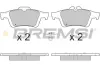 Гальмівні колодки зад. Connect/Focus II//Citroen C5/Saab 9-3 01- (ATE) BREMSI BP3217 (фото 1)