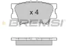 Гальмівні колодки зад. Toyota RAV4 06- (akebono) BREMSI BP3252 (фото 1)