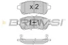 Гальмівні колодки пер. Ford Fiesta VI 08- (TRW) BREMSI BP3316 (фото 1)