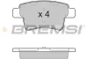 Гальмівні колодки зад. Citroen C4 Picasso 06- (Bosch) BREMSI BP3331 (фото 1)
