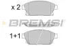 Гальмівні колодки пер. Astra J/Zarifa/Chevrolet Cruze 09- BREMSI BP3405 (фото 1)