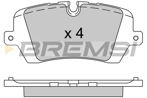 Гальмівні колодки зад. Range Rover IV 12- /Range Rover Sport 13- (TRW) BREMSI BP3533 (фото 1)
