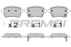 Гальмівні колодки зад. 500L 16-/Corsa E 12- (TRW) BREMSI BP3627 (фото 1)