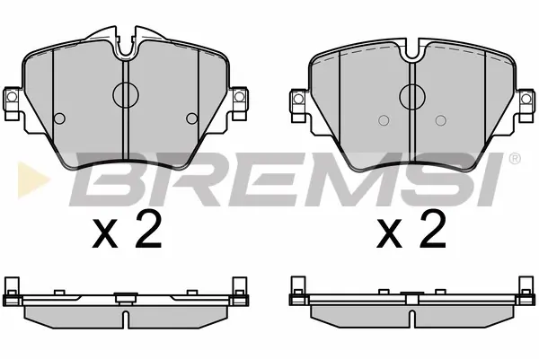 Гальмівні колодки пер. F40/F45/F46/G20/F90/G31/F97 14- (TRW) BREMSI BP3643 (фото 1)