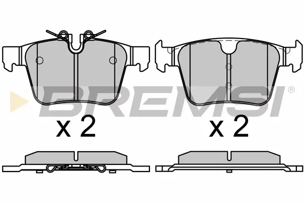 Гальмівні колодки зад. Volvo S60/S90/V60/V90/XC40/XC60/XC90 16- BREMSI BP3664 (фото 1)