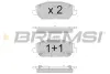 Гальмівні колодки перед. HYUNDAI i30/CEED 1.0-1.6 16- BREMSI BP3786 (фото 1)