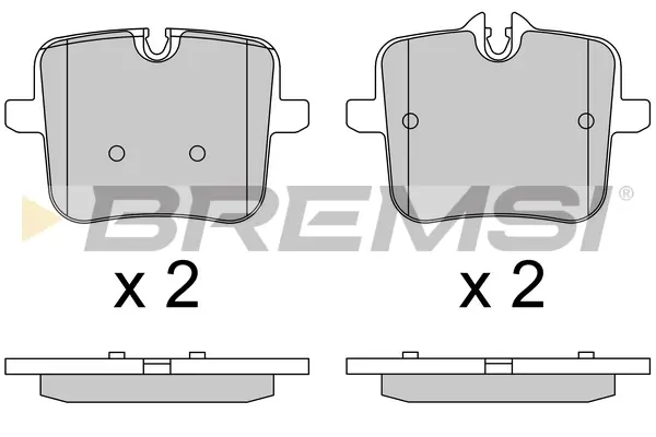 Гальмівні колодки зад. BMW 5 (G30/F90)/X5 (G05/F95) 18- (TRW) BREMSI BP3805 (фото 1)