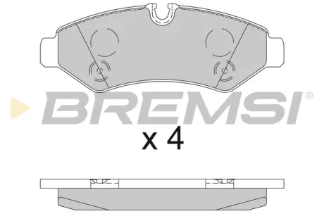 Гальмівні колодки зад. MB Sprinter (W907) 18- (Brembo) BREMSI BP3848