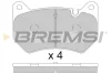 Гальмівні колодки пер. Q5 16- (BREMBO) (D 338mm) BREMSI BP3852 (фото 1)