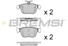 Гальмівні колодки зад. VW Caddy/Golf/Audi A3 20- (ATE-TEVES) BREMSI BP3921 (фото 1)