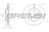 Гальмівний диск перед. Camry V4/V5/RAV4 III/IV/Auris 06- (296x28) BREMSI CD7646V (фото 1)