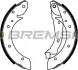 Гальмівні колодки зад. 405/Berlingo/Partner/Xsara (96-21) BREMSI GF0106 (фото 1)