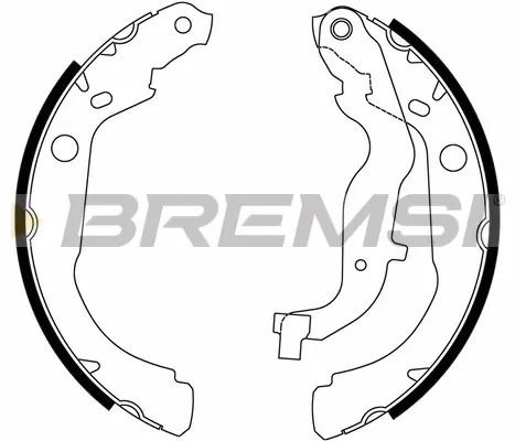 Гальмівні колодки зад. Duster/Duster 11- BREMSI GF0447 (фото 1)