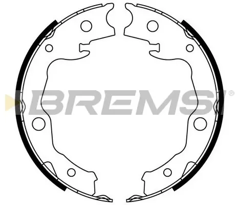 Гальмівні колодки зад. Leaf/Tiida/Pulsar/Sentra/Juke/Cube/Qashqai/X-Trail/RAV 4/Koleos 07- BREMSI GF0976 (фото 1)