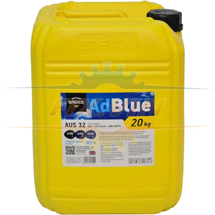 Рідина AdBlue для систем SCR 20L BREXOL 501579 AUS 32 (фото 1)