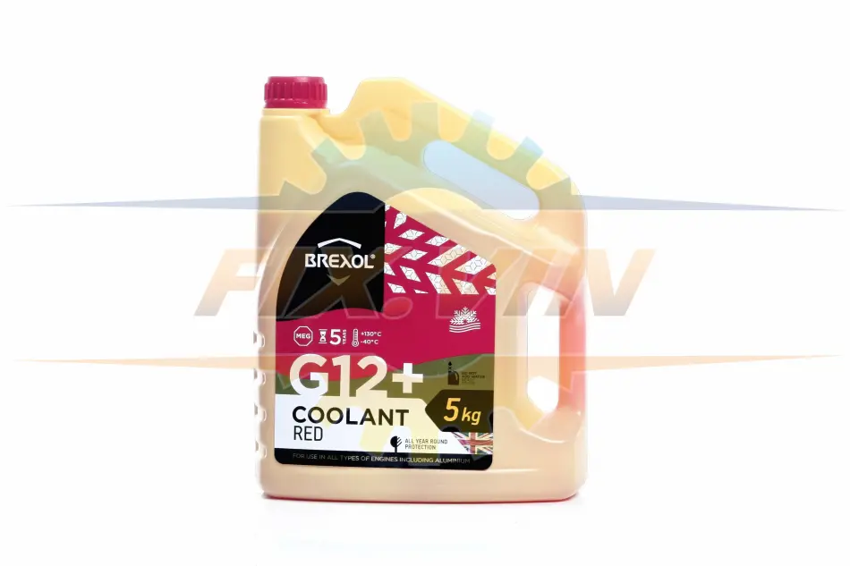 Антифриз червоний G12+ 5л BREXOL Antf-012 (фото 1)