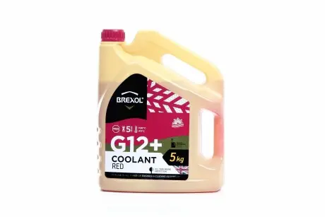 Антифриз червоний G12+ 5л BREXOL Antf-012