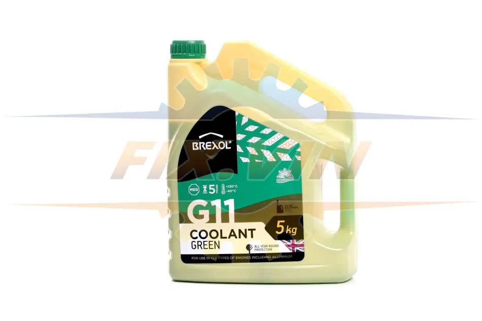 Антифриз зелений G11 5л BREXOL Antf-015 (фото 1)