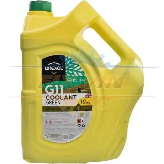 Антифриз зелений G11 10л BREXOL Antf-016 (фото 1)
