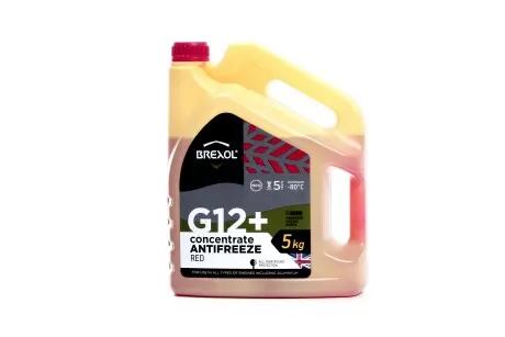 Антифриз RED концентрат G12+ -80C 5л BREXOL Antf-027