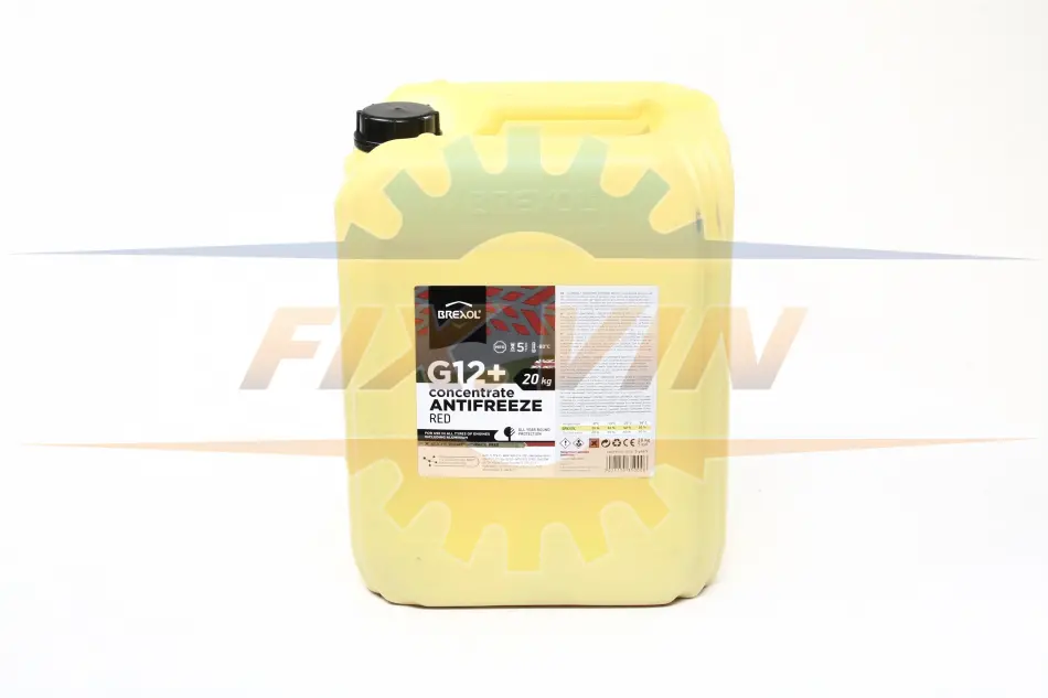 Антифриз RED концентрат G12+ -80C 20л BREXOL Antf-028 (фото 1)