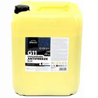 Антифриз BLUE концентрат G11 -80C 20л BREXOL Antf-034