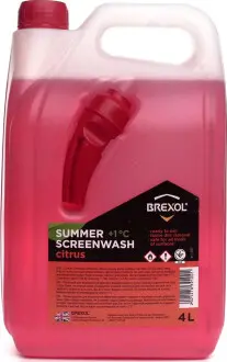 Омивач скла літній Цитрус +1°C 4л BREXOL BRX-085