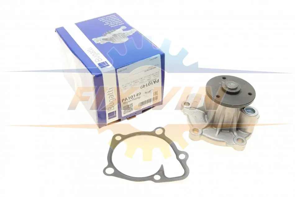 Помпа води Jeep Compass/Mitsubishi Lancer VIII/Outlander/Peugeot 4007 1.8/2.0/2.4 08- (B/B)(6 лоп) BUGATTI PA10149 (фото 1)
