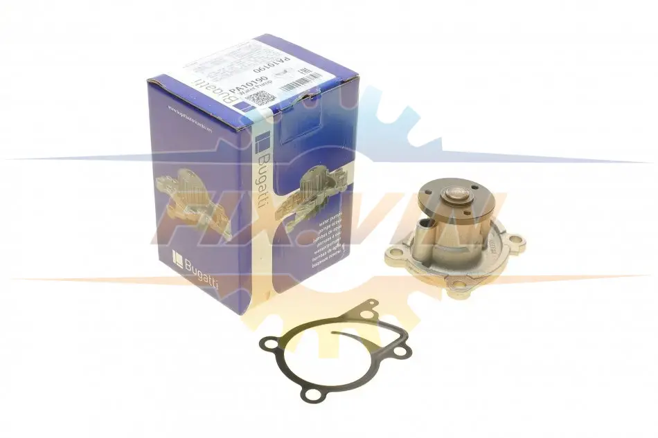 Помпа води Renault Clio/Scenic/Megane/Kangoo/Nissan Qashqai/Juke 0.9-1.2-1.4TCe/1.6Sce 09- BUGATTI PA10190 (фото 1)